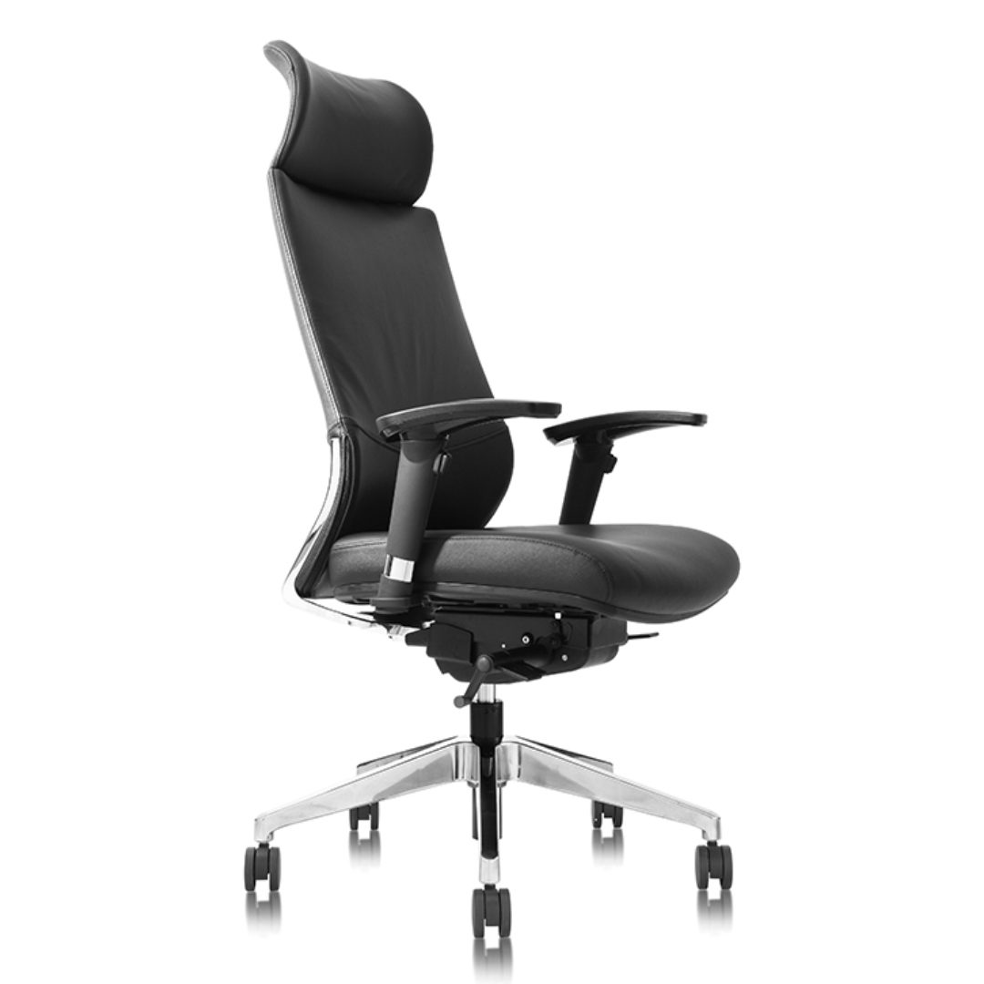 Veru HB Leather Chair office chairs townsville Veru HB Leather Chair ergonomic office chair australia darwin